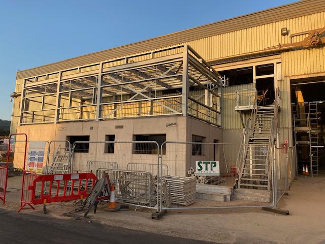 Construction of Egger welfare facility on recycling plant
