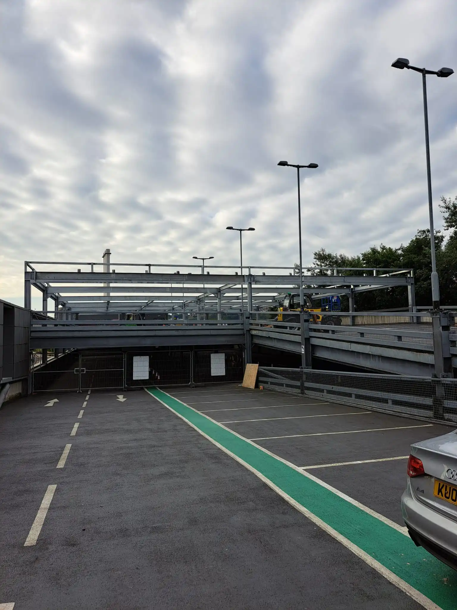 The baltic car park at Gateshead College.